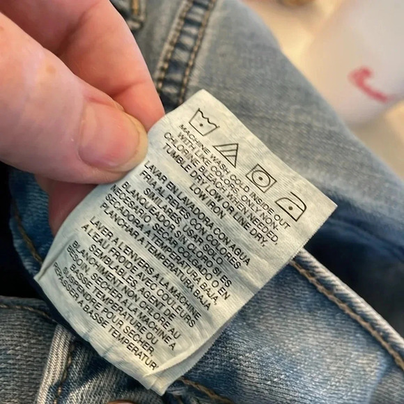 Lee Blue Regular Fit Mid Rise Denim Skort - Picture 8 of 8